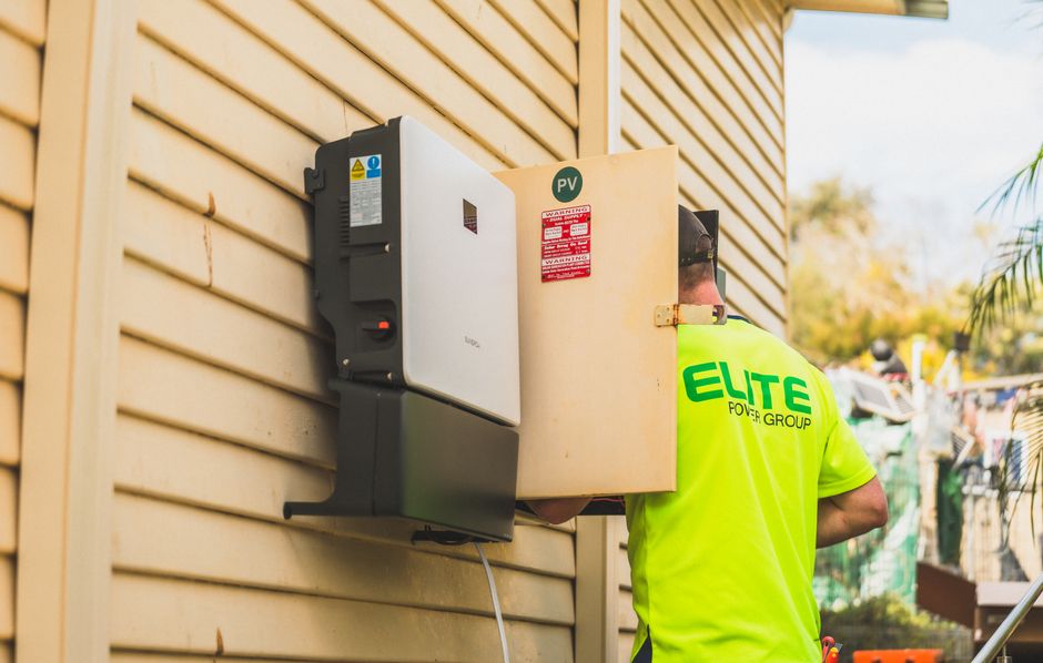 Modern solar inverter and battery backup system